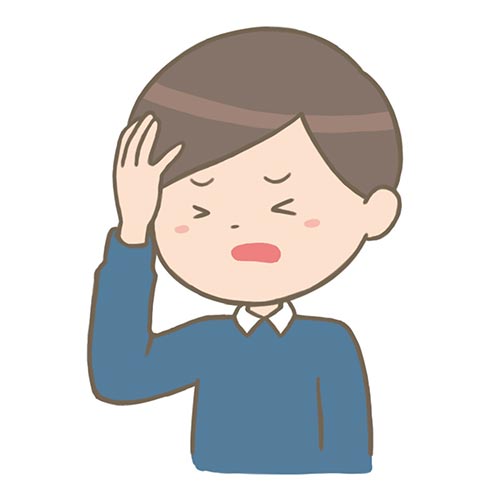 群発頭痛イメージ
